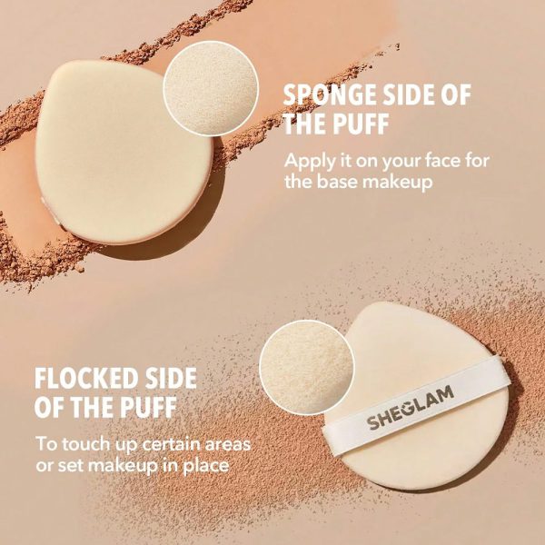 پنکک کرم پودری مات فول کاور شیگلم مدل SKIN-FOCUS HIGH COVERAGE POWDER FOUNDATION