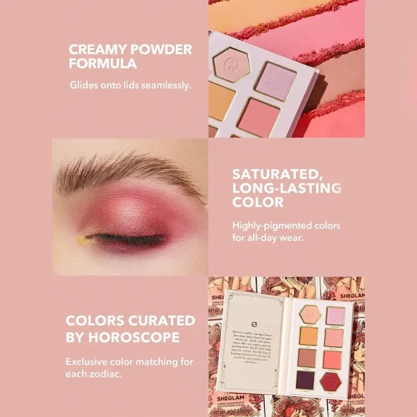 پالت سایه چشم شیگلم مدل CARING CANCER PALETTE