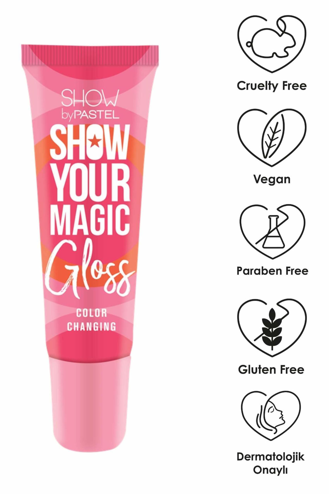 لیپ گلاس مجیک گلاس پاستل Magic Glass lip gloss
