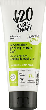 ماسک لایه بردار پاک کننده صورت ۲ در ۱ آندر توئنتی under 20