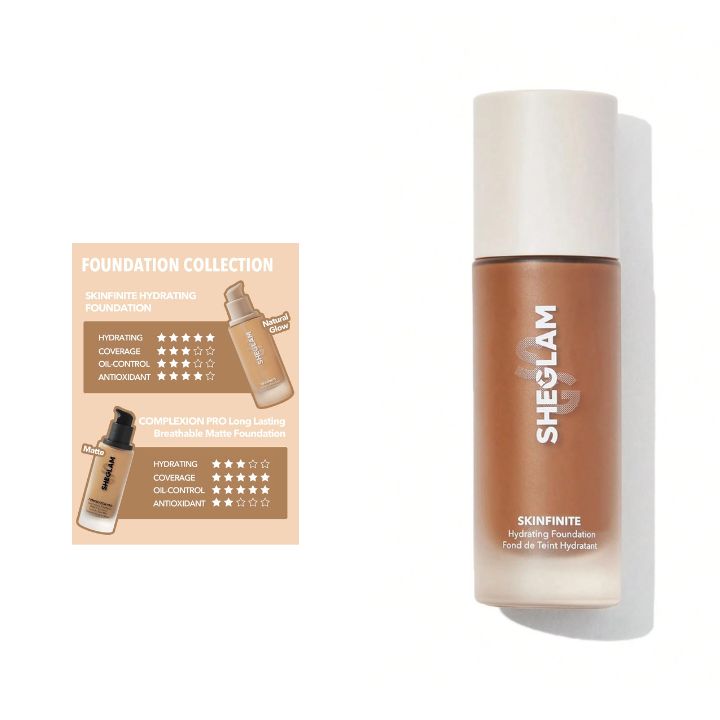 کرم پودر آبرسان عمقی شیگلم Sheglam hydrating foundation