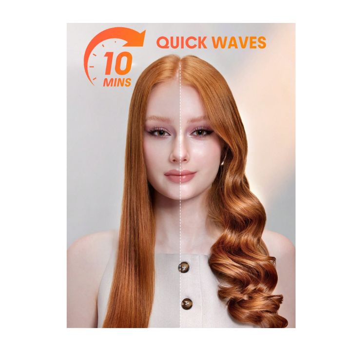 دستگاه فر مو چرخشی شیگلم One-Touch Instant Curler - 32mm