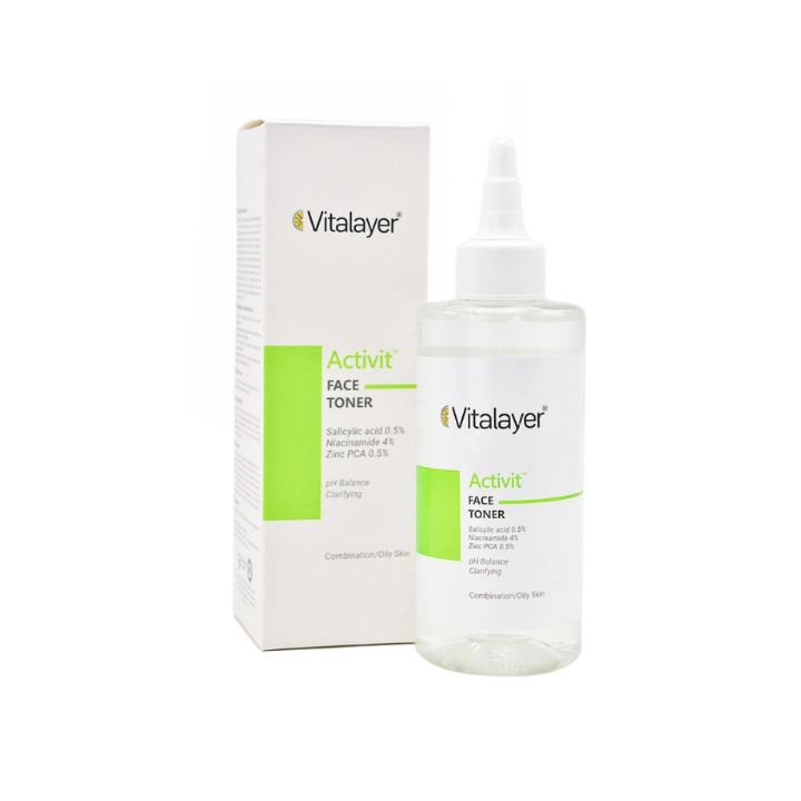 خرید تونر پوست های چرب و مختلط Activit ویتالیر 200ml