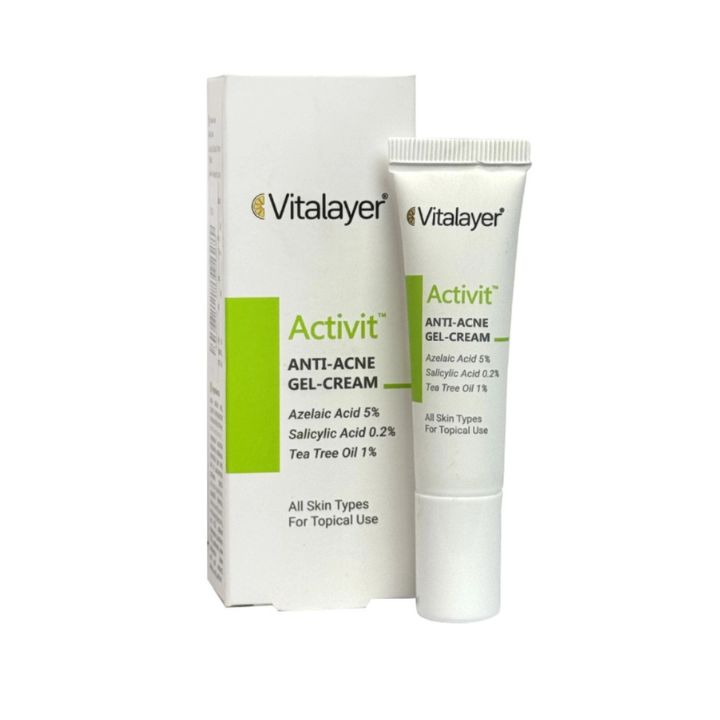 خرید ژل ضد جوش انواع پوست Activit ویتالیر 15ml