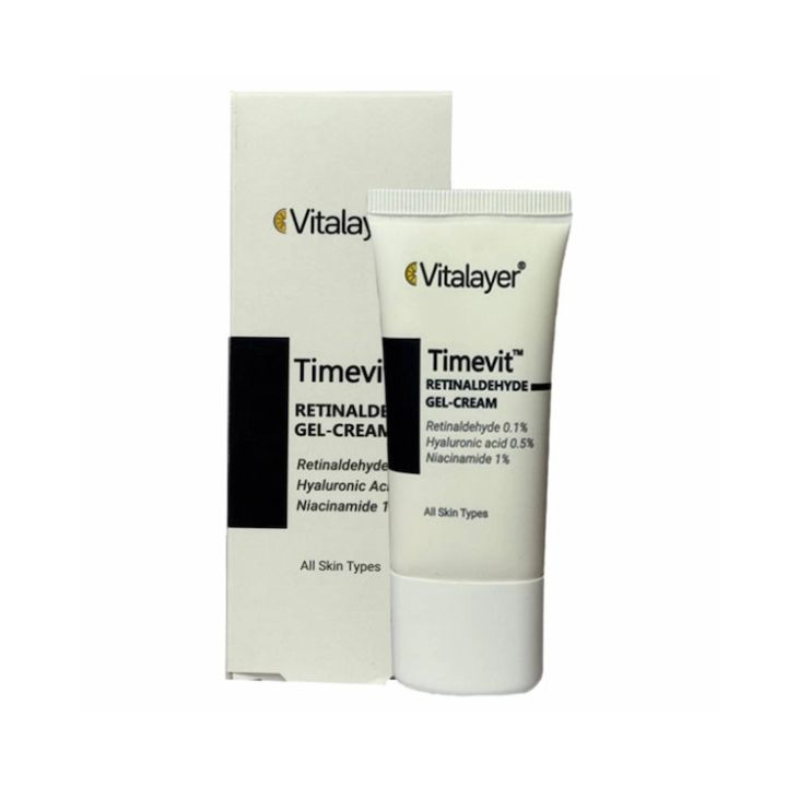 خرید ژل کرم رتینالدئید ویتالیر تایم ویت 30ml