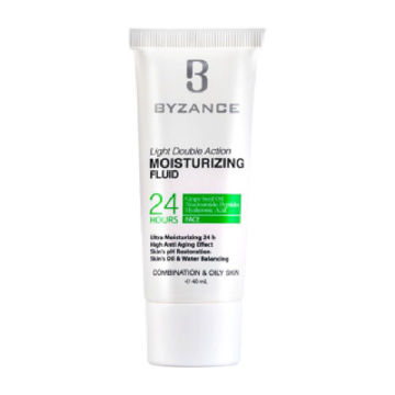فلوئید مرطوب کننده سبک دو منظوره بیزانس Byzance حجم 40 ml