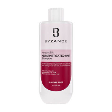 شامپو مو کراتینه و رنگ شده بیزانس Byzance حجم 250 ml