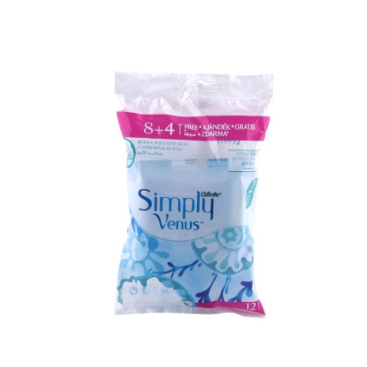 خودتراش مدل Simply Venus بسته 12 عددی ژیلت